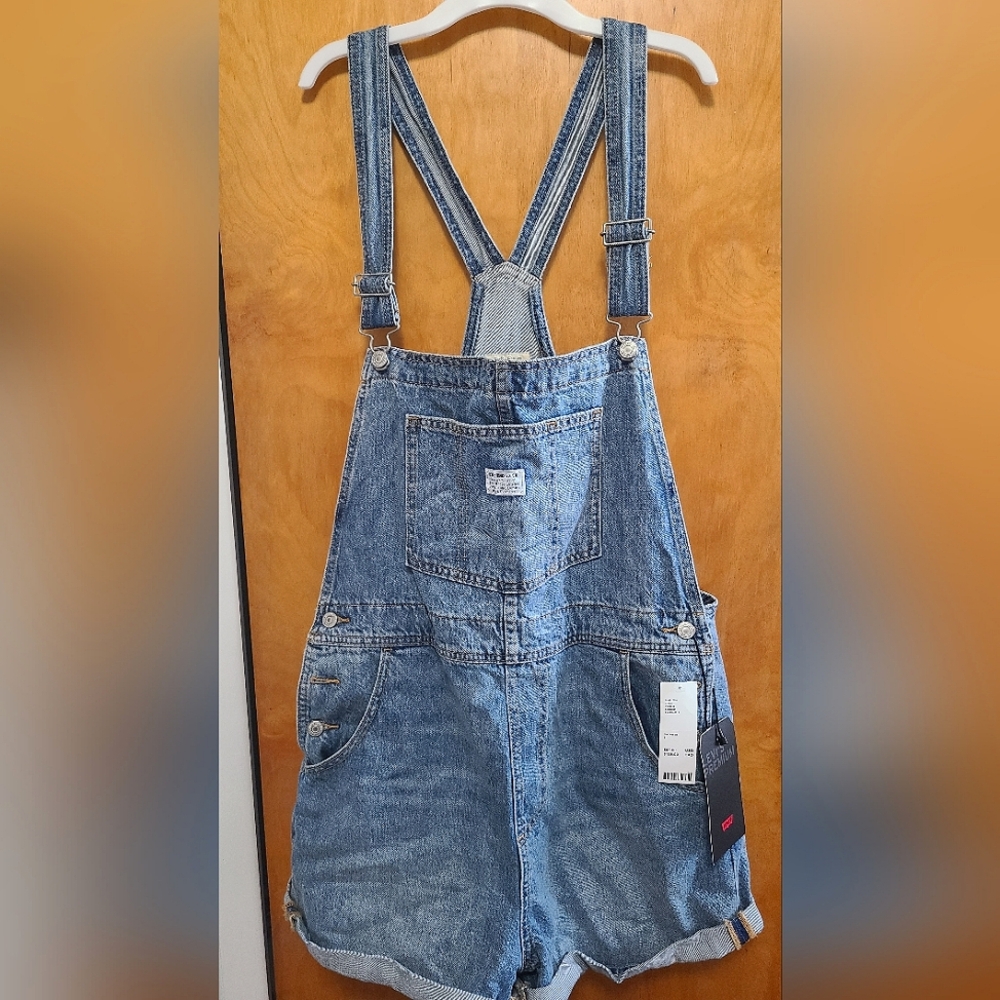 Levis Short Overalls